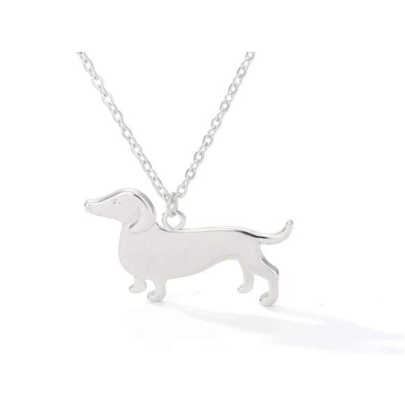 Stainless Steel Dachshund DOG Necklace Men Women Teens - Picture 6 of 6